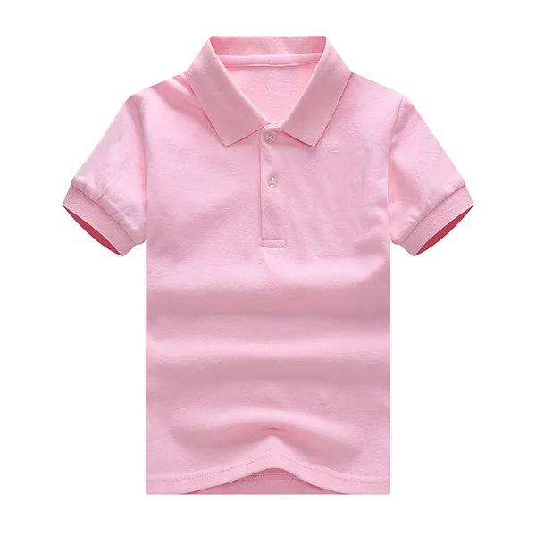 Enfants polo shirt t-shirt top enfants garçons filles plaine uniforme de l’école nouvelle 