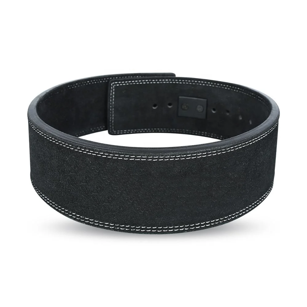 Heavy powerlifting gym workout bodybuilding leather lever belt
