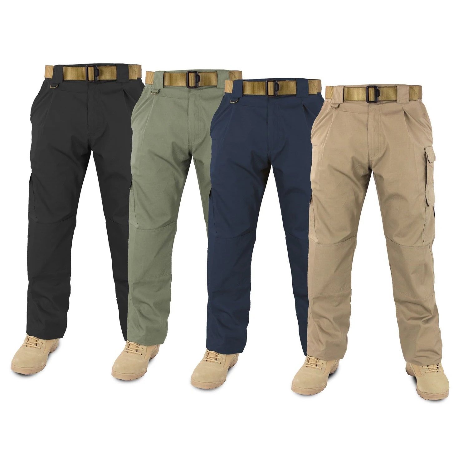 Lightweight Breathable Rip Stop Poly/cotton Tactical Training Trousers ...