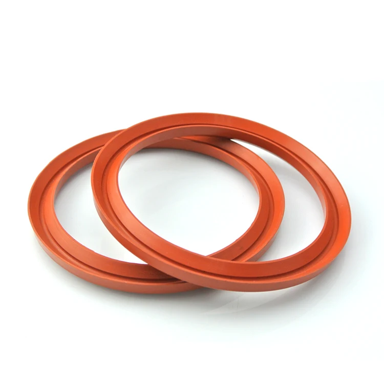 Large Hydraulic 3 Way Seal D Shape Body Seal Strip Multiple Lip Chevron