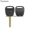 no logo hot sell car Remote Key Shell 1 Side Button car Key Case Blade Length 45mm fit for TOYOTA