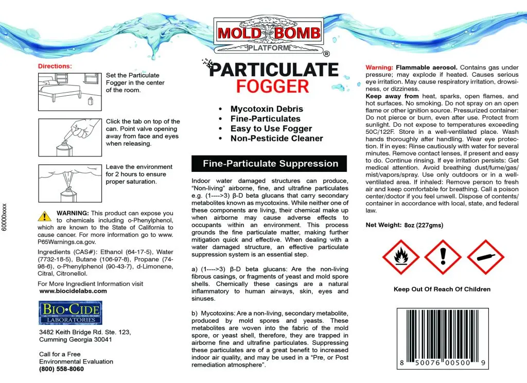 Top Rated Product Mold Bomb Fogger Suppresses Mold Spores,Mildew,Fungi