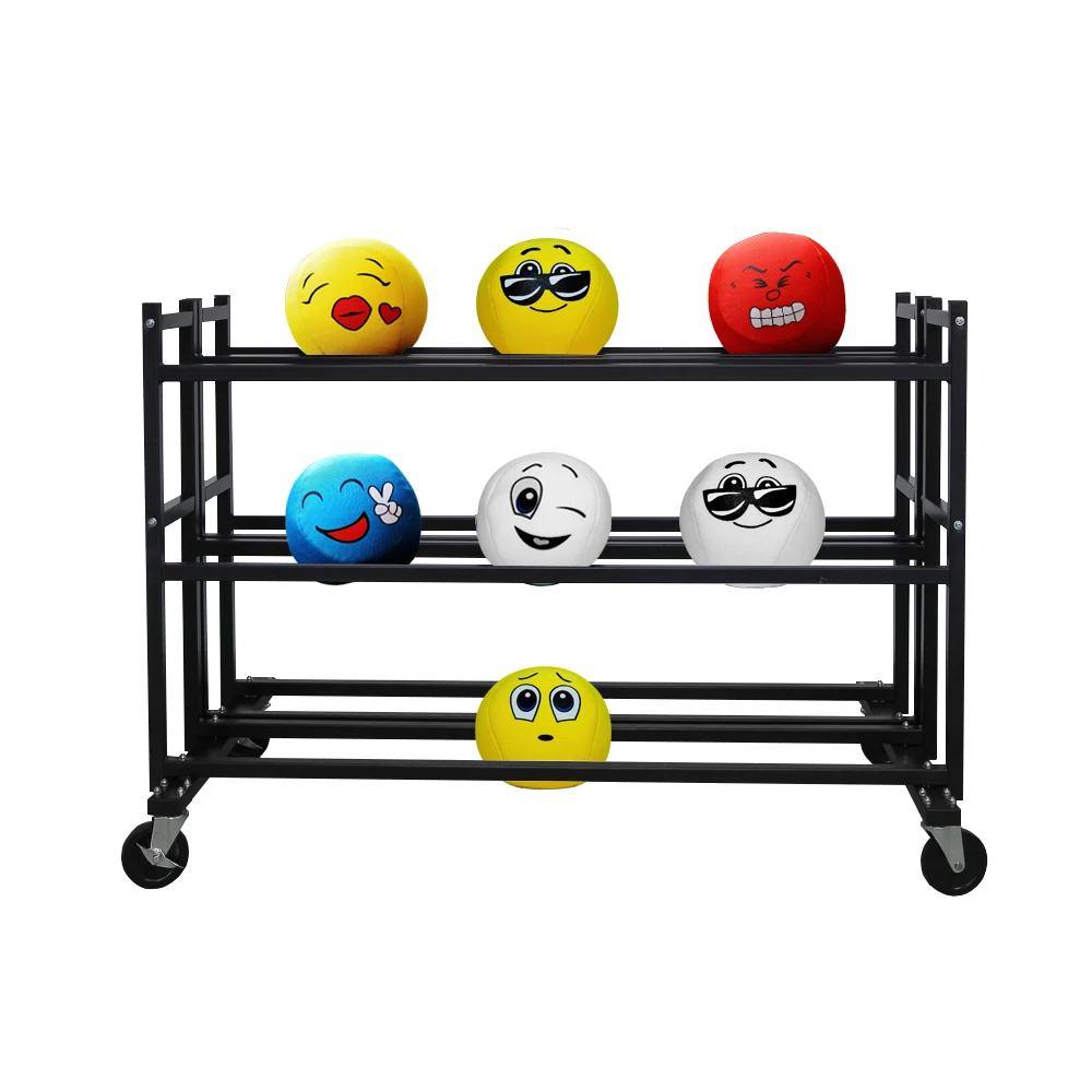 Portable Basketball Cart Rack With Castor Wheels Buy Metal Basketball