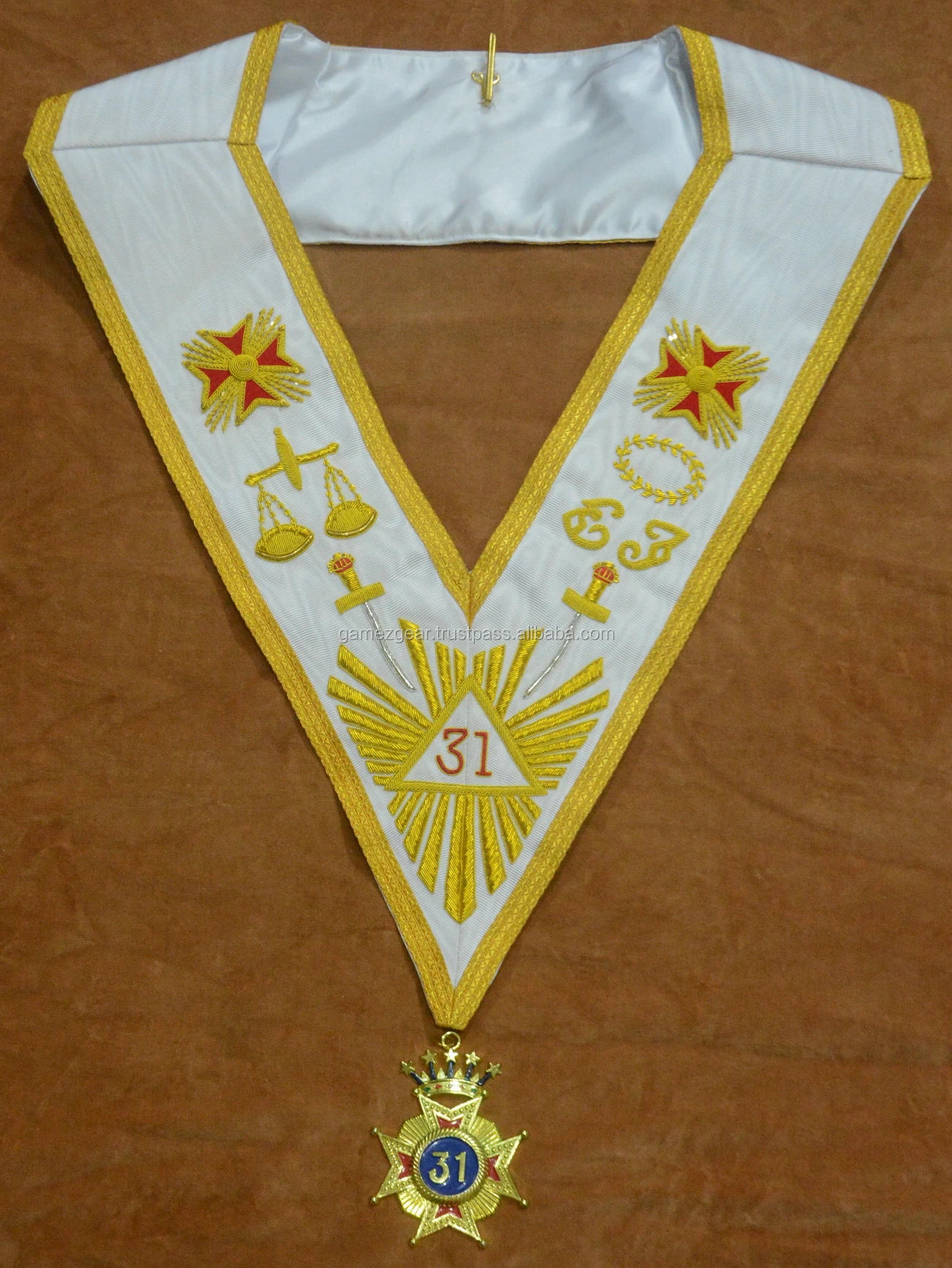 Masonic Regalia Rose Croix Regalia-32nd Degree collar