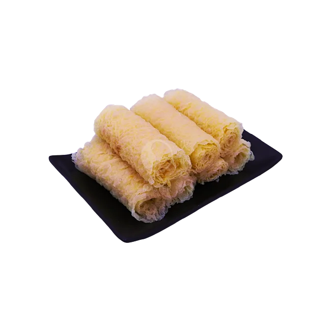 
Best Seller Chinese Steamboat Frozen Instant Food Mikarfu Golden Fried Bean Curd Skin Roll 150G Halal MKFGRR 