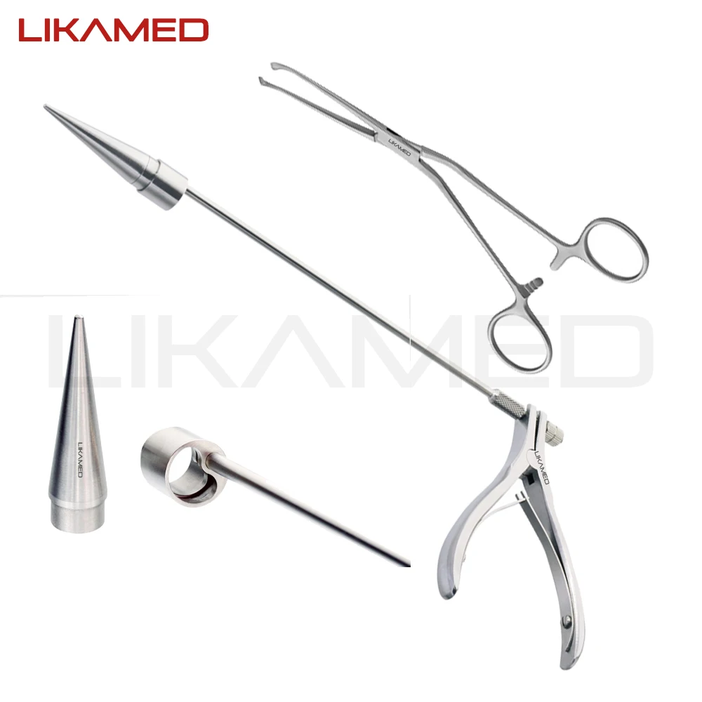Mcgivney Hemorrhoidal Ligator Set With Silicon Pk Germany Stainless