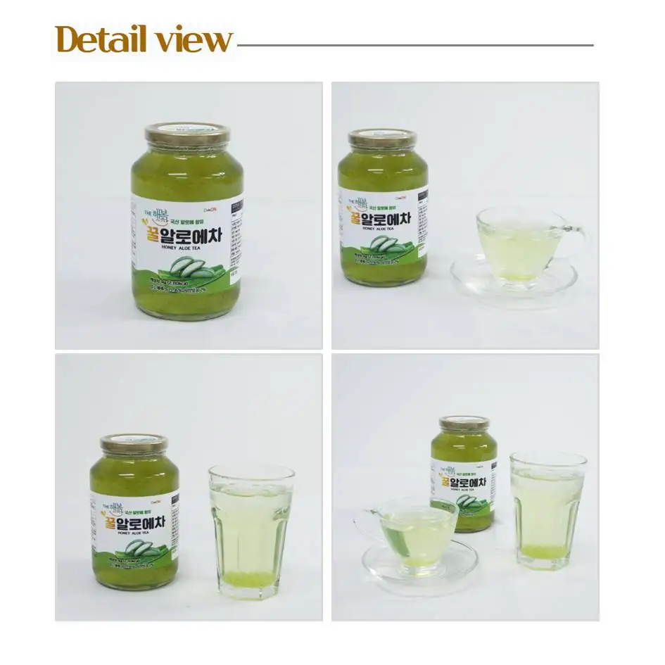 Korean Aloe Tea With Honey Fruit Tea Healthy Beverage Aloe Vera Drink Made In Korea For Adults 1230