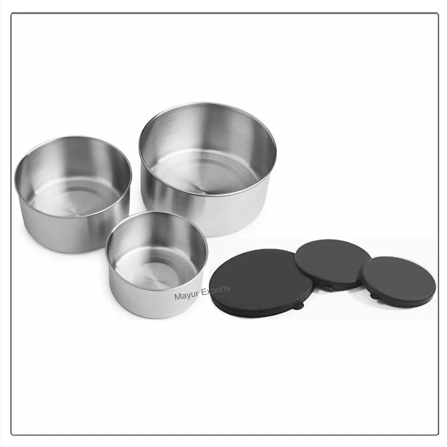 Stainless Steel Dip Condiment Container With Silicone Lid Buy Small