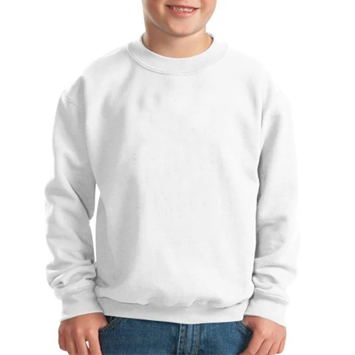 
Good Quality A Kids Sweat Shirts with Blank White Large 