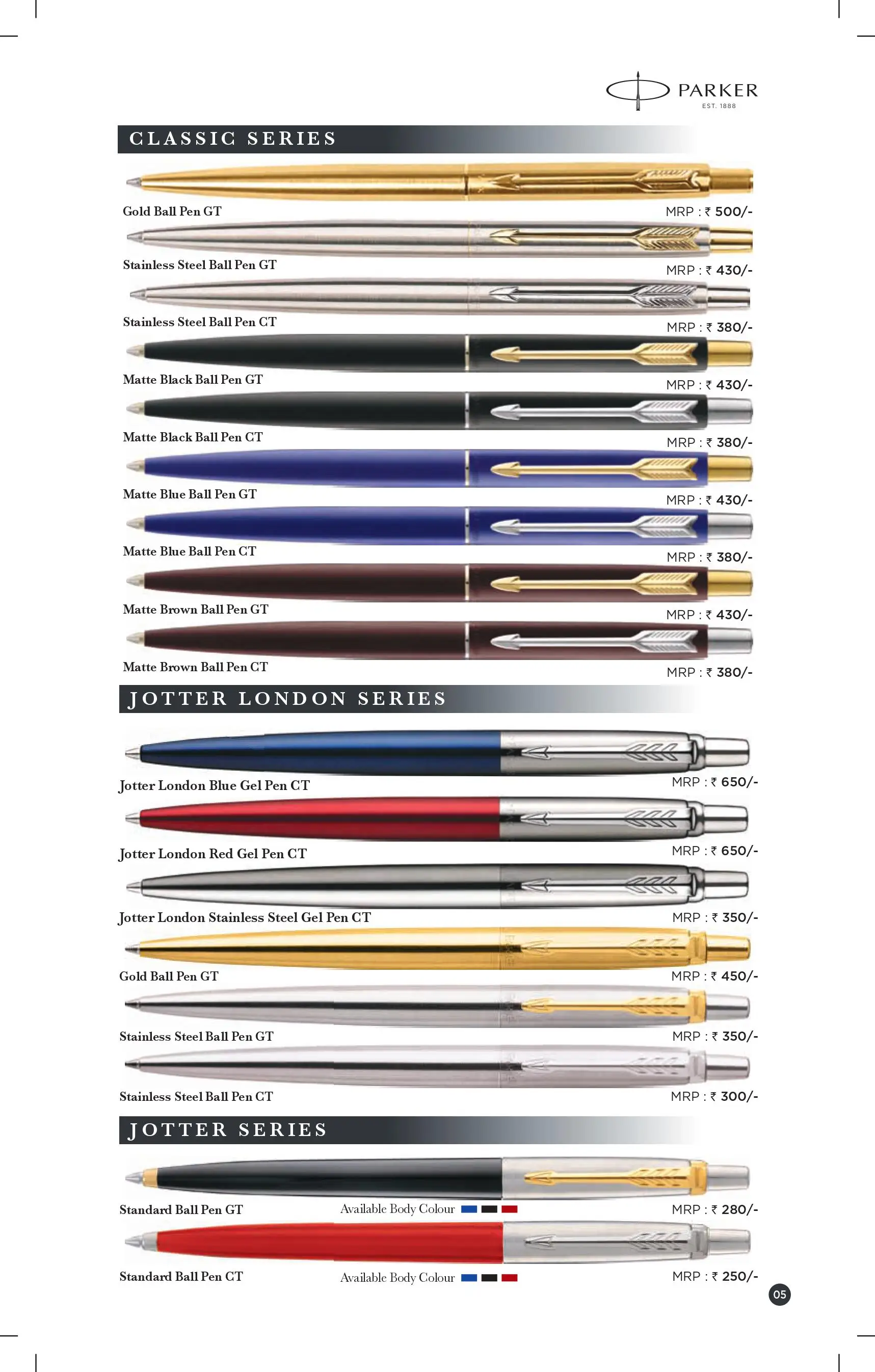 Factory Sale Luxury High Quality Parker Pen Custom Logo Business Parker