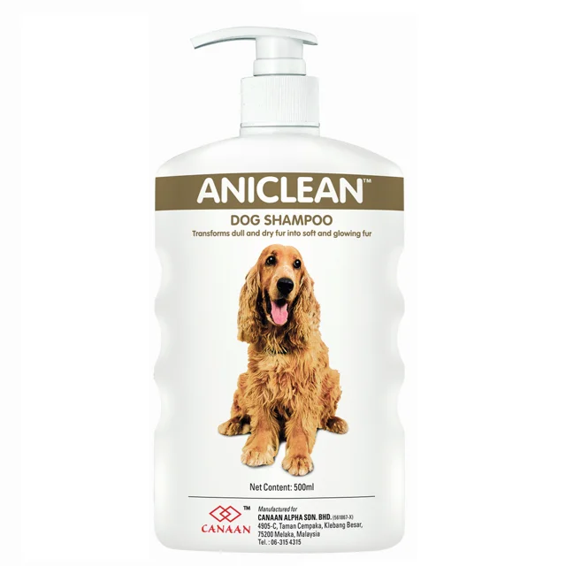 Malaysia Top Pet Care Brand Aniclean Dog Shampoo General Hygiene