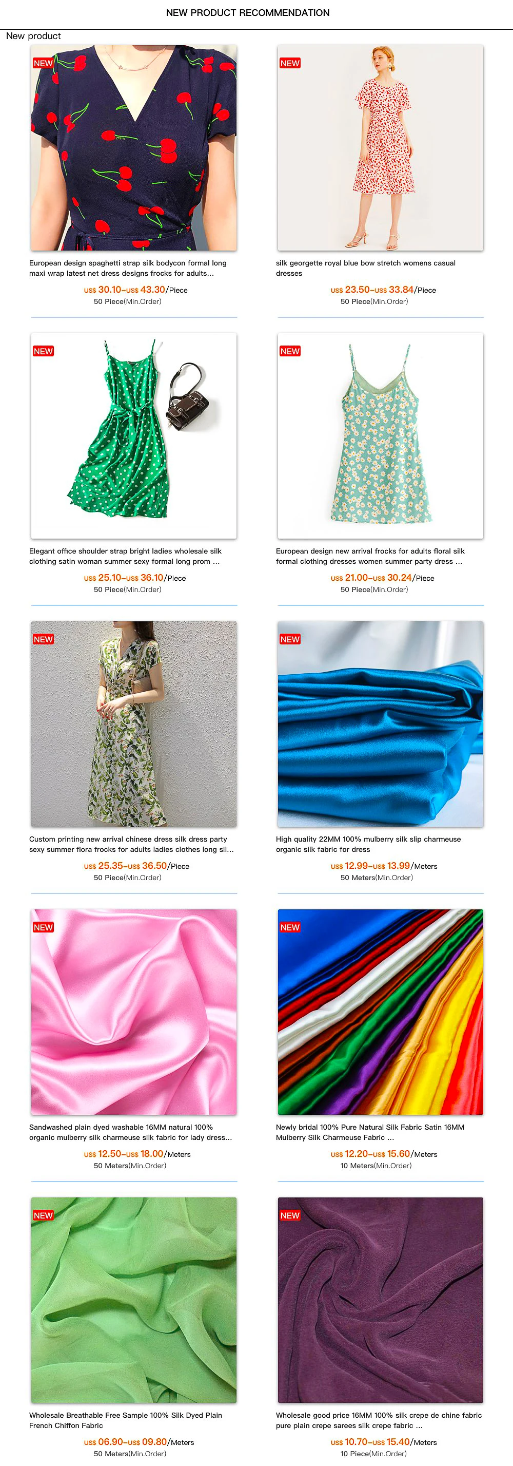 silk clothes online