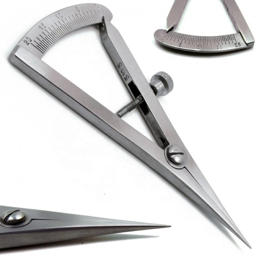 Calibri Per Palpebre Caliper Castroviejo Stili Di Regolazione Della Ve Calibro 0mm-20mm Strumento Oftalmico Strumento Dentale