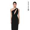SABLE FRONT CUT OUT LONG DRESS