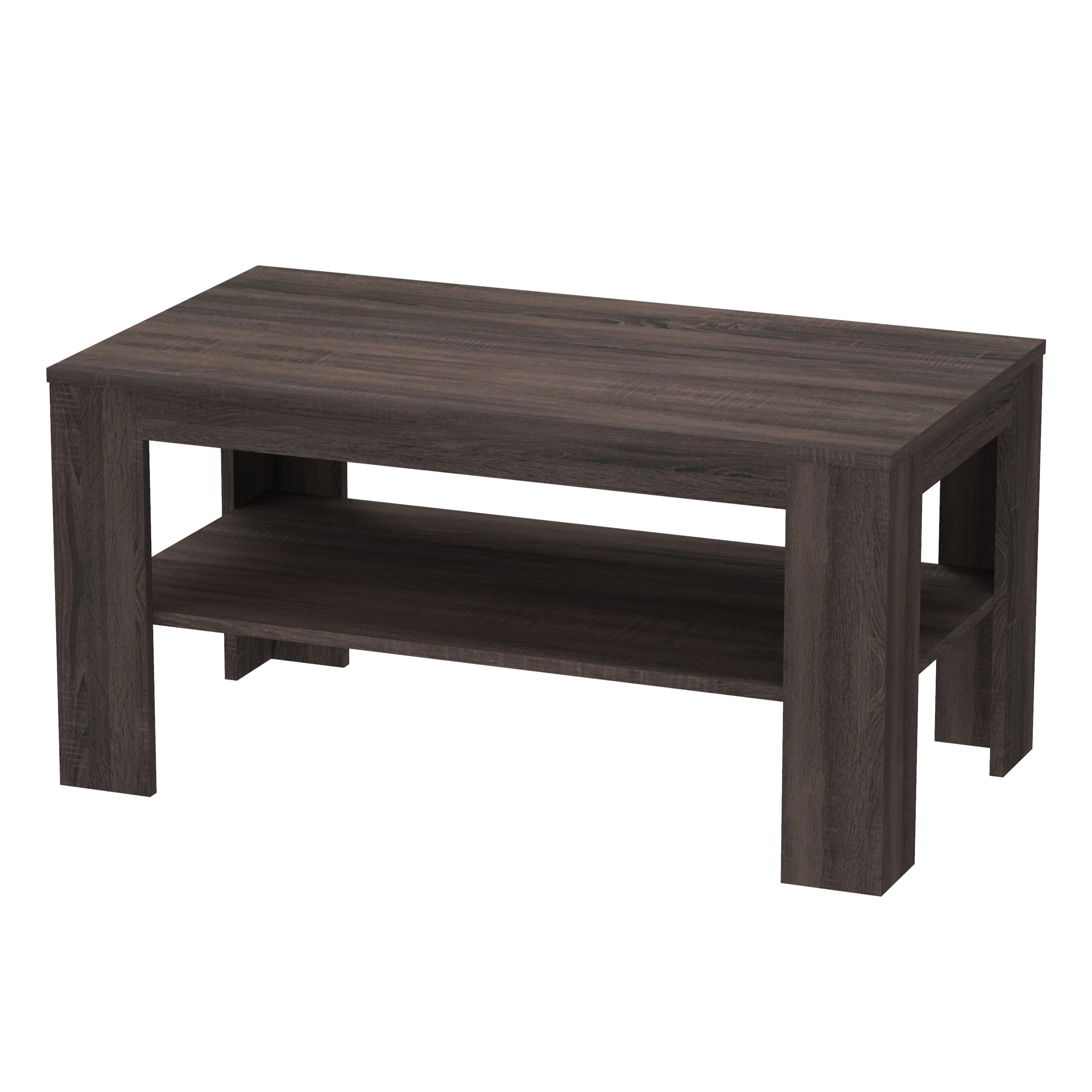 Simple Design Rectangle Top Side Coffee Table Particle Board Furniture