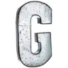 Big English Iron Galvanize alphabets G Letter