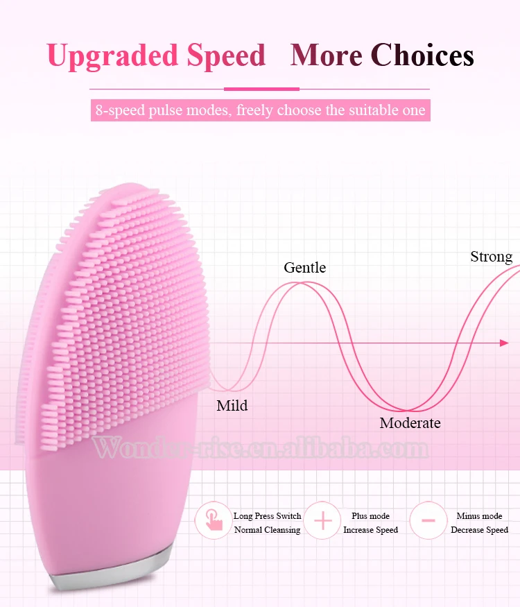 SILICONE FACIAL CLEANSING BRUSH FACE BRUSH