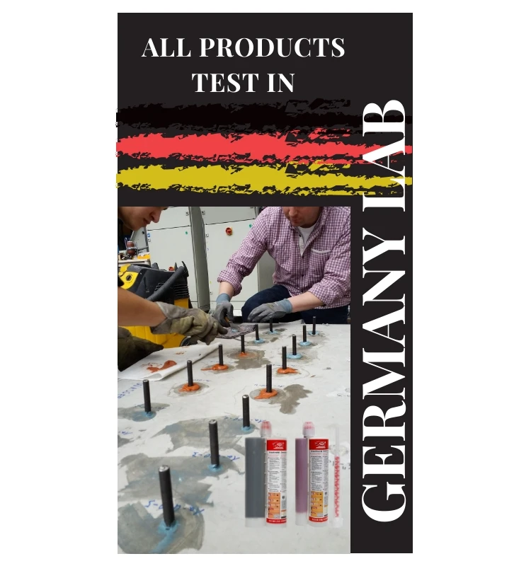 Long working time injection chemical epoxy anchor