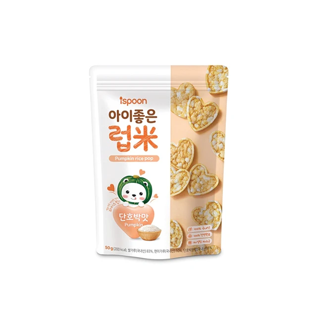 
100% Korean organic ingredients rice cracker healthy snacks for kids 