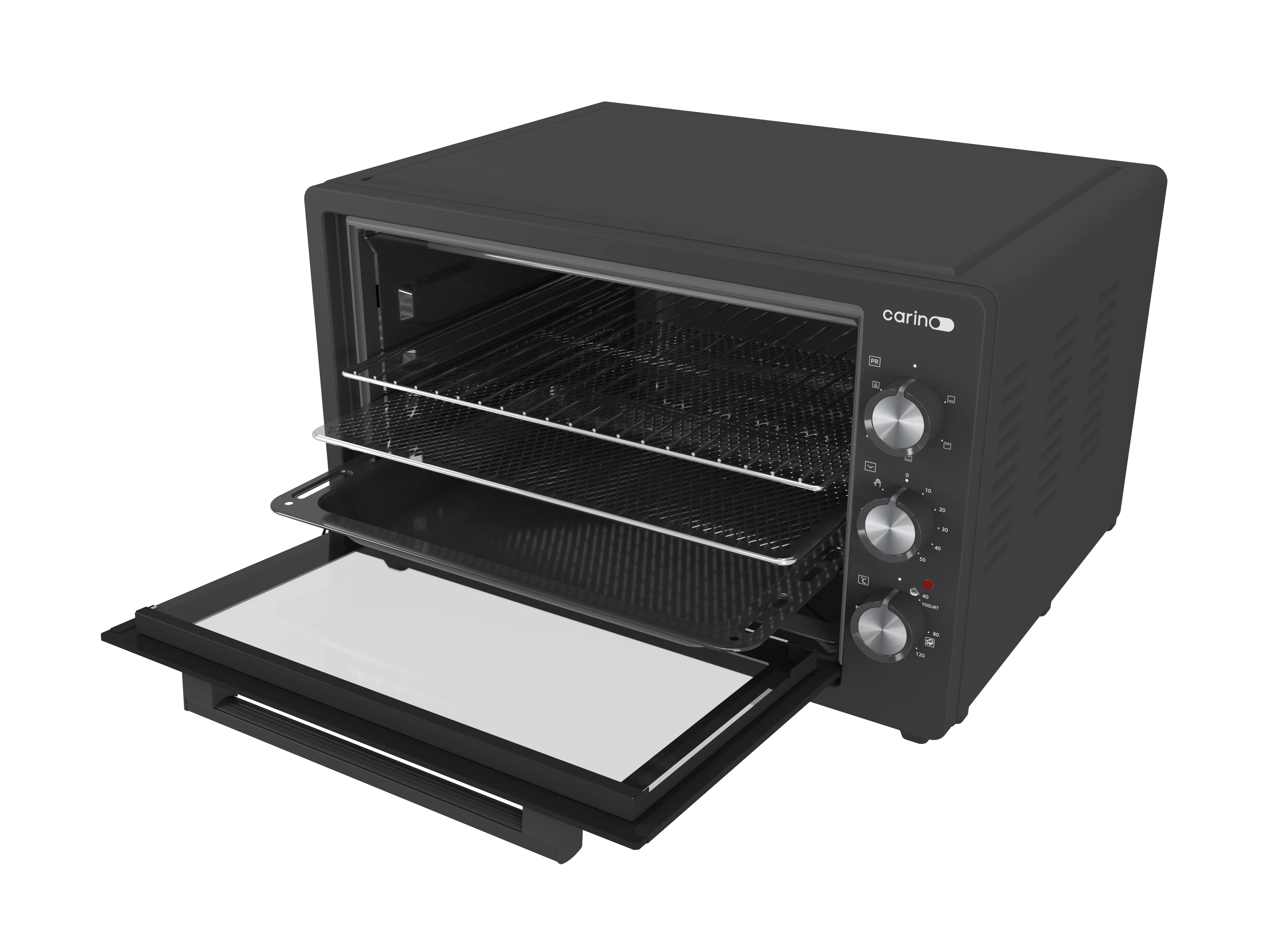42 Liter Mini Oven 5 Functions Warm,Broil,Bake/toast,Airfry,Pizza