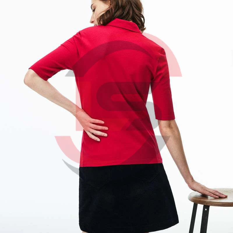 ladies half sleeve polo shirts