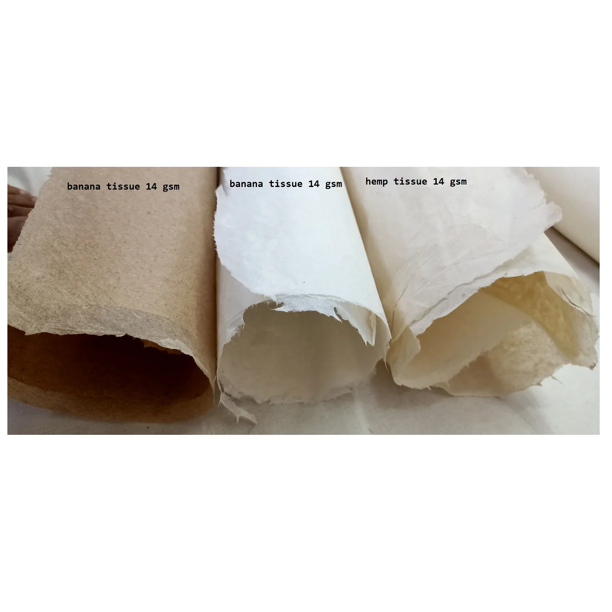 Natural Banana Fiber Tissue Paper With Uncooked Fiber Content Buy