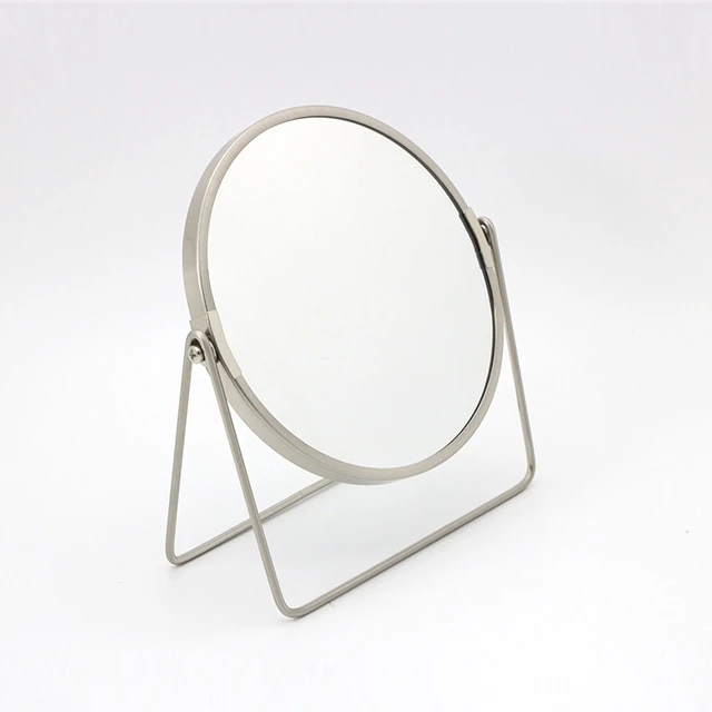 Modern Design   Metal  Chromed Round Bathroom Mirrors  Iron Makeup Mirror