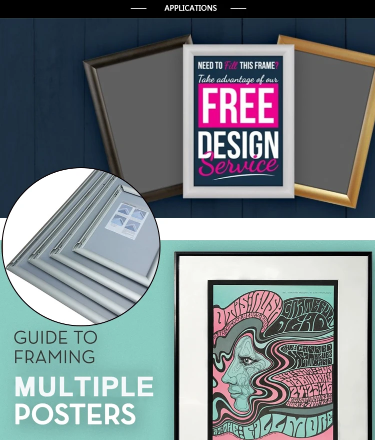 Lenwa Factory Aluminum Photo Picture Poster Snap Frames Buy Poster