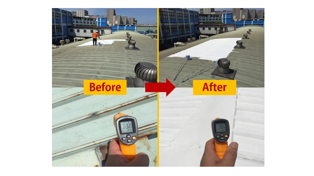 Waterbased Heatresistant Paint Cool Roof Building Coating Buy