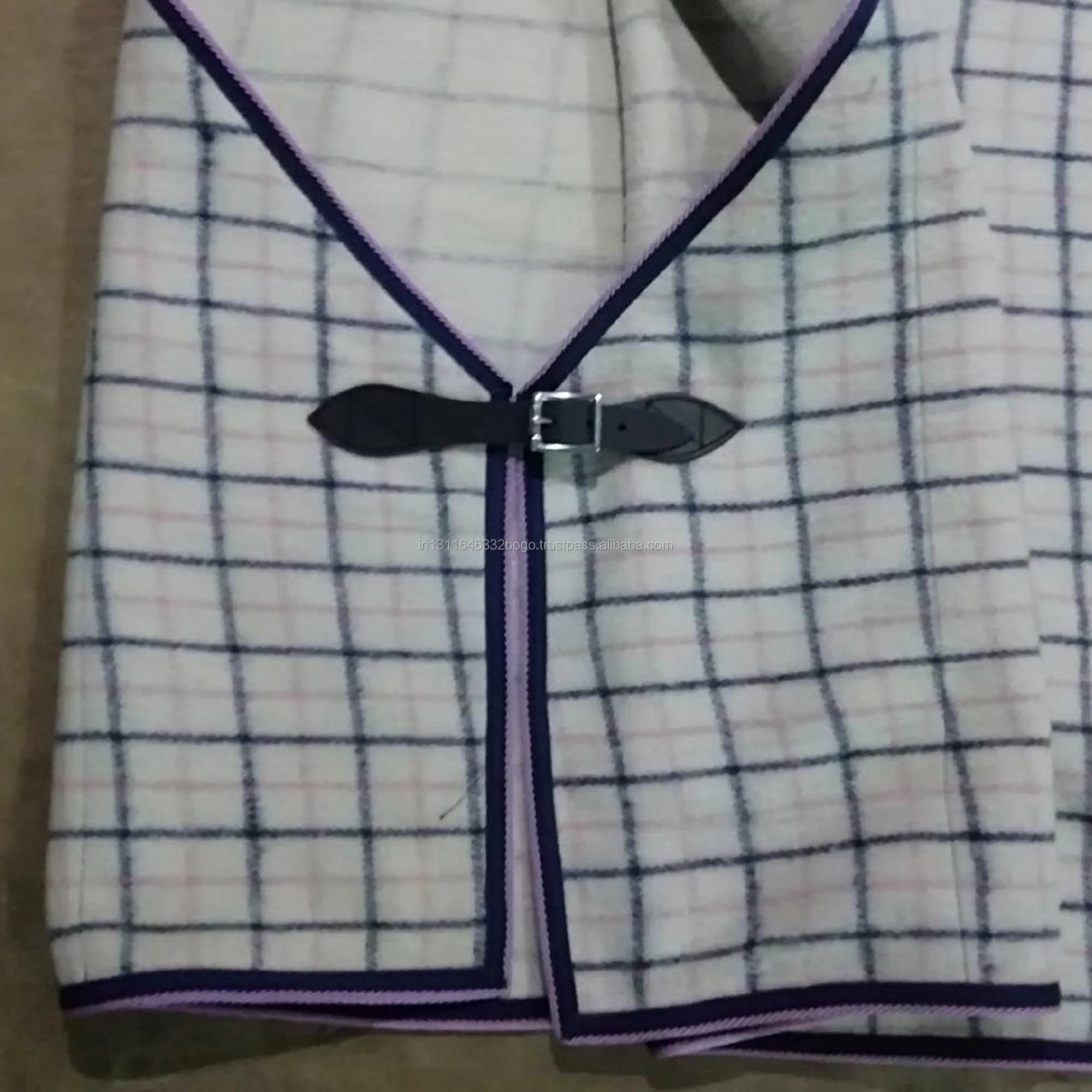 100 Pure Kersey Wool Horse Rugs Tartan Checks Wool Horse Rugs Pink And