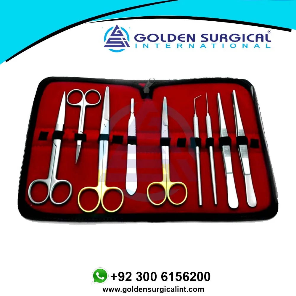 Stainless Steel Surgical Dissecting Kit Veterinary Students