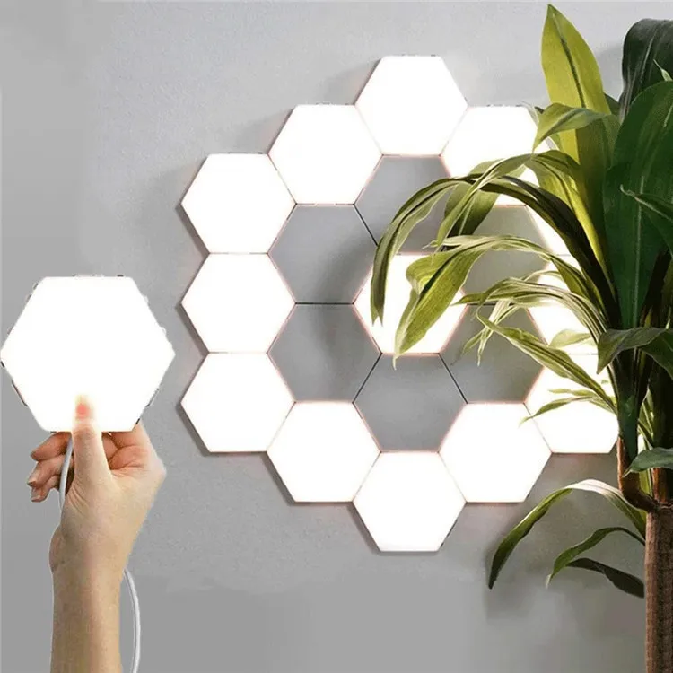New Product Home decor ceiling light diy quantum led honeycomb hexagonal lamps modular touch lamp sensitive lighting