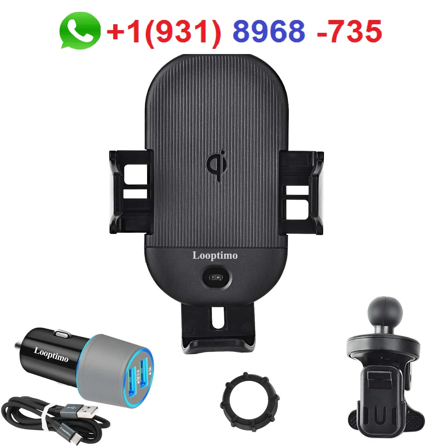 
ADA Looptimo Wireless Car Charger Mount Auto Clamping Compatible 