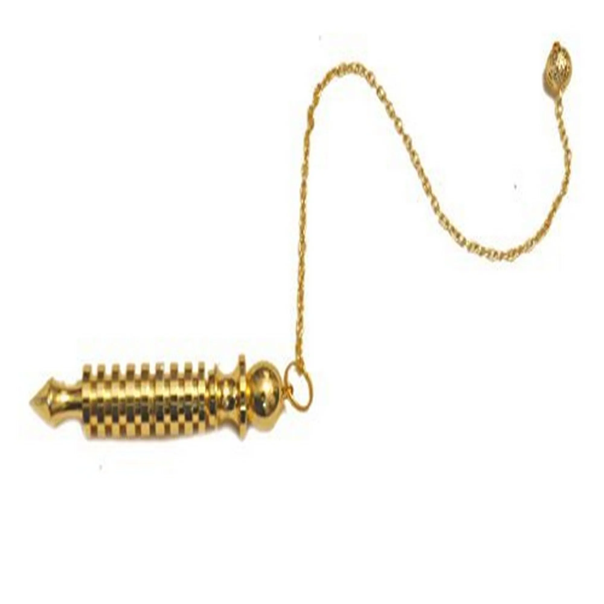 New Gold Plated Metal Pendulum Healing Dowsing A+ Metaphysical Spiritual Answers New Gold Plated Metal Pendulum Healing Dowsing A+ Metaphysical Spiritual Answers