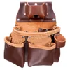 Top Quality 9 Pockets Leather Tool Pouch / Leather Tool Pouch Belt / High Quality Customized Pockets Tool Pouch