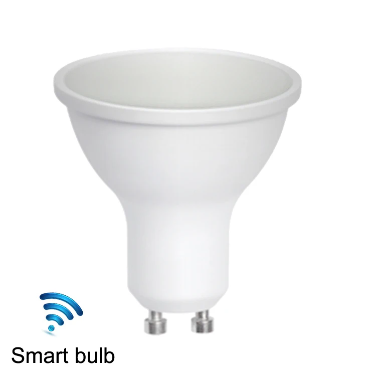 Hot Alexa Voice Control RGBW Tuya Smart Spot Light Wifi Bulb GU10 Led Spotlight wifi colors bulb light