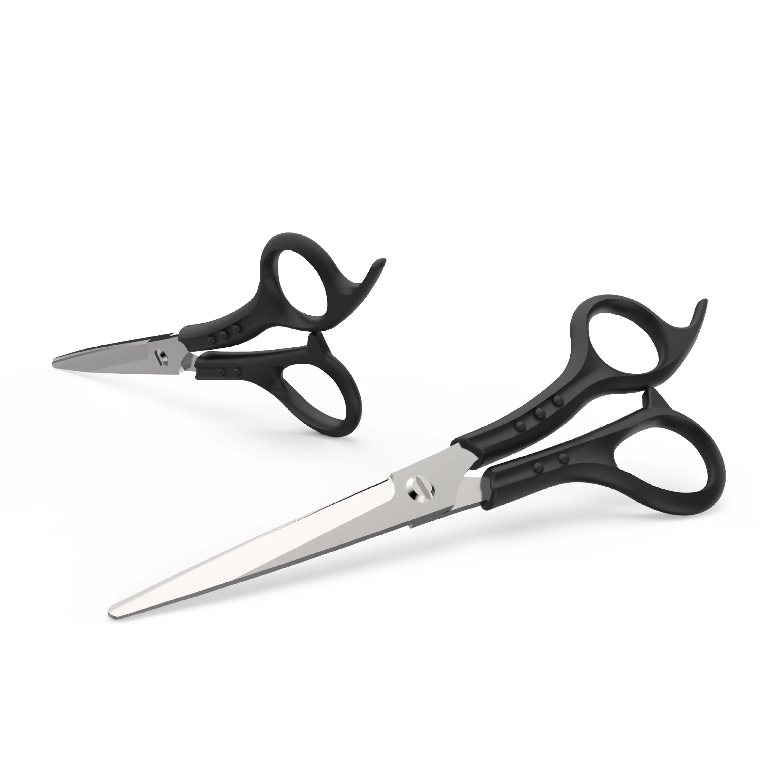 Beveled Super Cut Classic Black Plastic Hair Salon Trimming Scissors Buy High Quality Beauty
