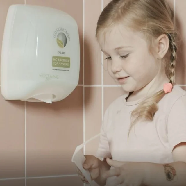 Fold Toilet Paper Treated With Antimicrobial Eco Silver Paper