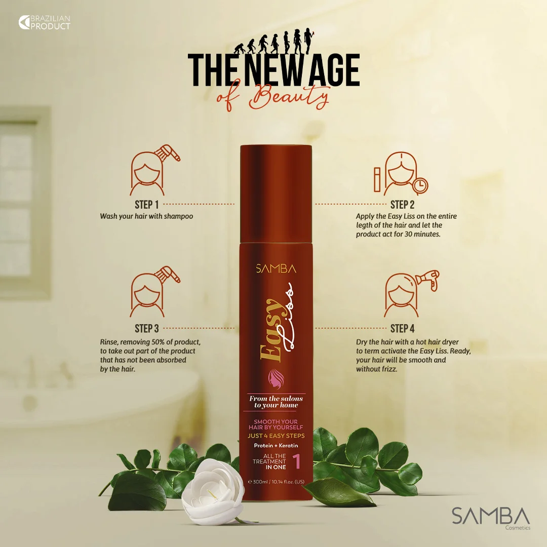 Straightening Hair Treatment Easy Liss Brazilian Keratin Therapy With