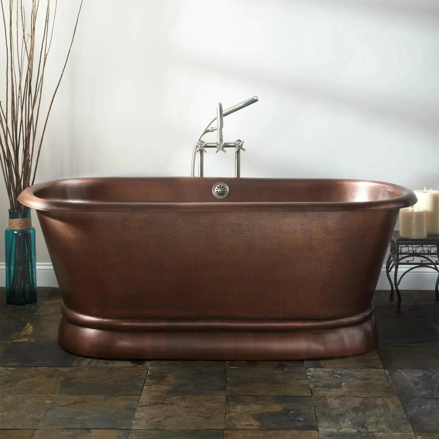 Copper Bathtubs Pedestal Soaking Top Selling Handmade Pure Copper