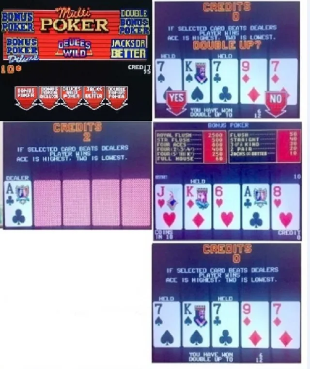 Multi Poker 5 In 1 Machine Board Slot Machine Game Board Buy Poker Game,Bonus Poker Multi
