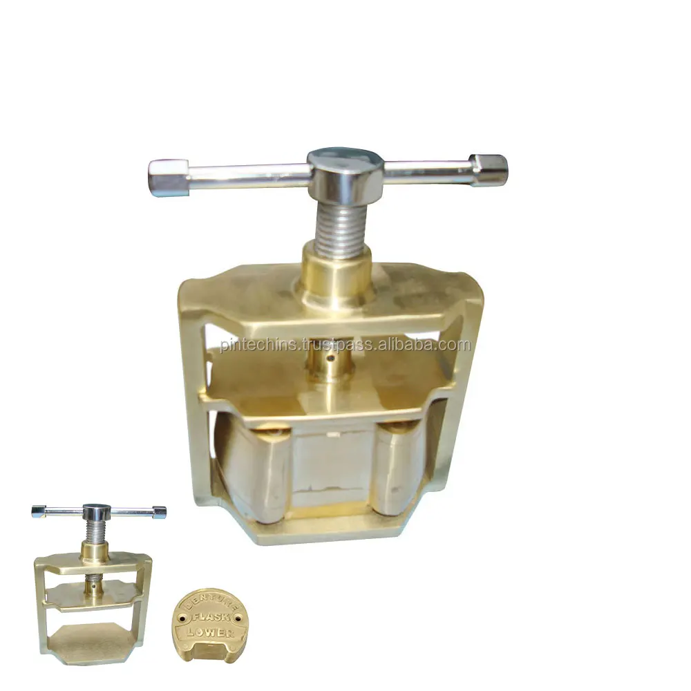 Denture Flask Press Single Brass Dental Flask Clamp Compress