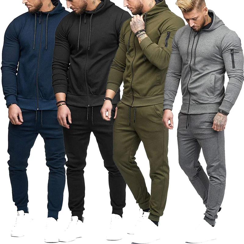 Wholesale High Quality Top Selling Men's Cotton Fleece Tracksuits - Buy ...