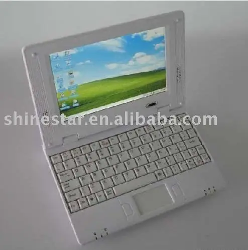 7 inch mini laptops (support Windows XP) 8GB HDD