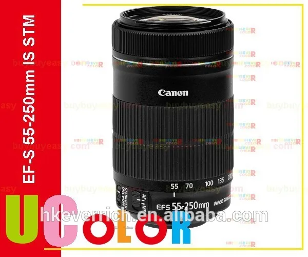 Original Canon EF-S 55-250mm f/4-5.6 IS STM Telephoto Zoom Lens 7D 70D 60D 700D 650D 600D 550D 500D 100D