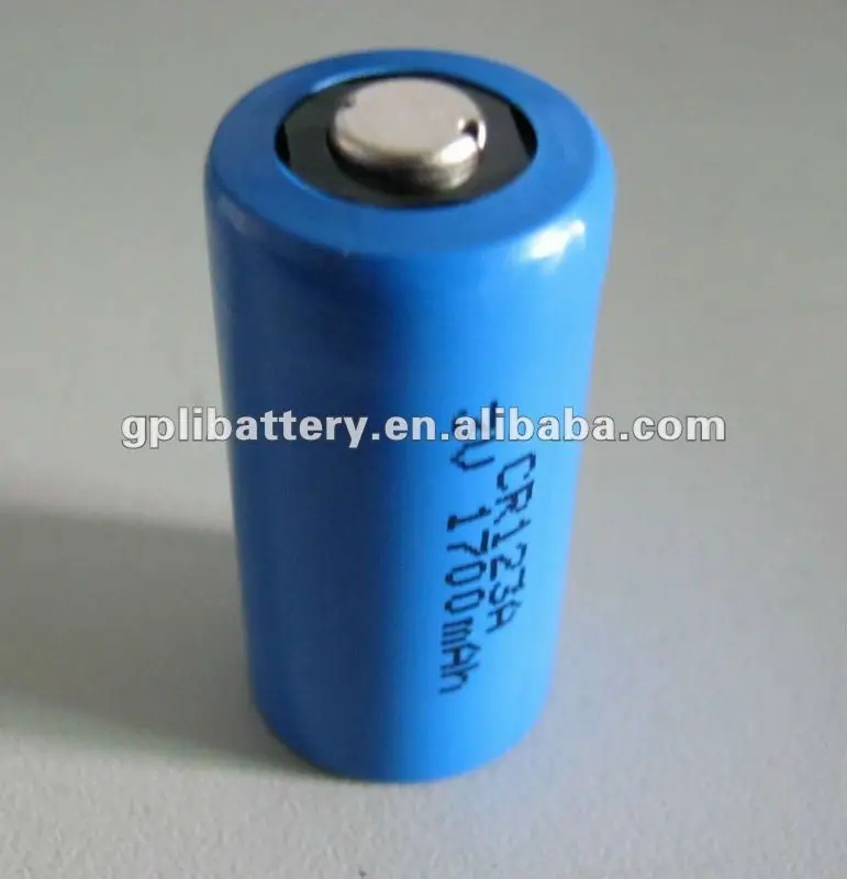 Non Rechargeable Camera Battery CR123a lithium battery