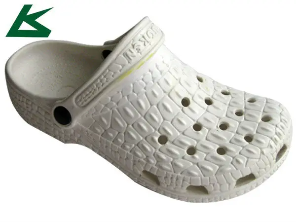 White Mens Rubber Eva Garden Shoes