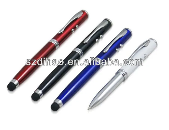 4 in 1 LED laser pointer pen with presentation stylus touch pen 4 in 1 LED laser pointer pen with presentation stylus touch pen